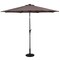 Costway 10ft Patio Solar Umbrella LED Patio Market Steel Tilt w/ Crank Outdoor (Tan)